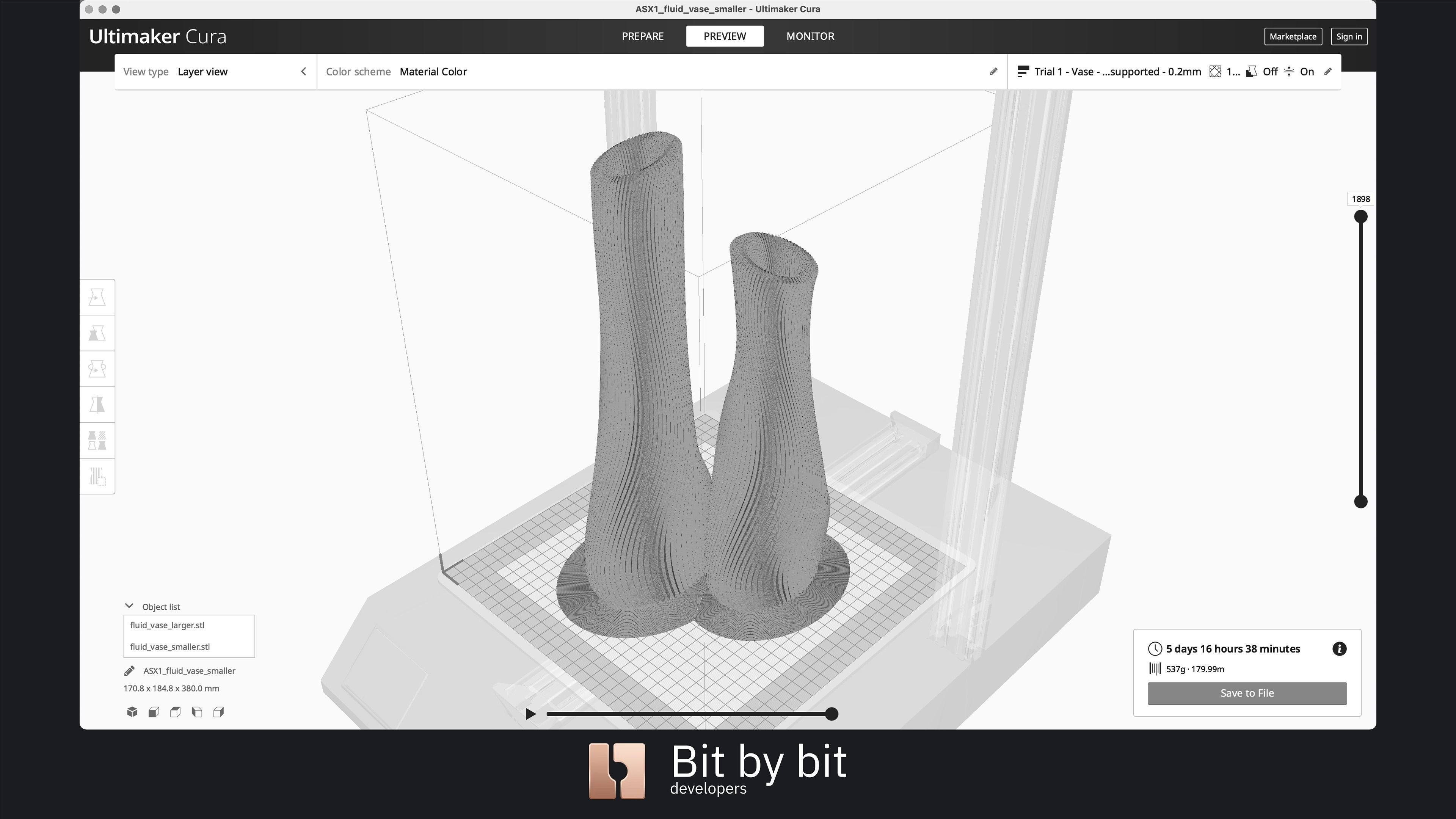 Vases In Love 3D print model_16