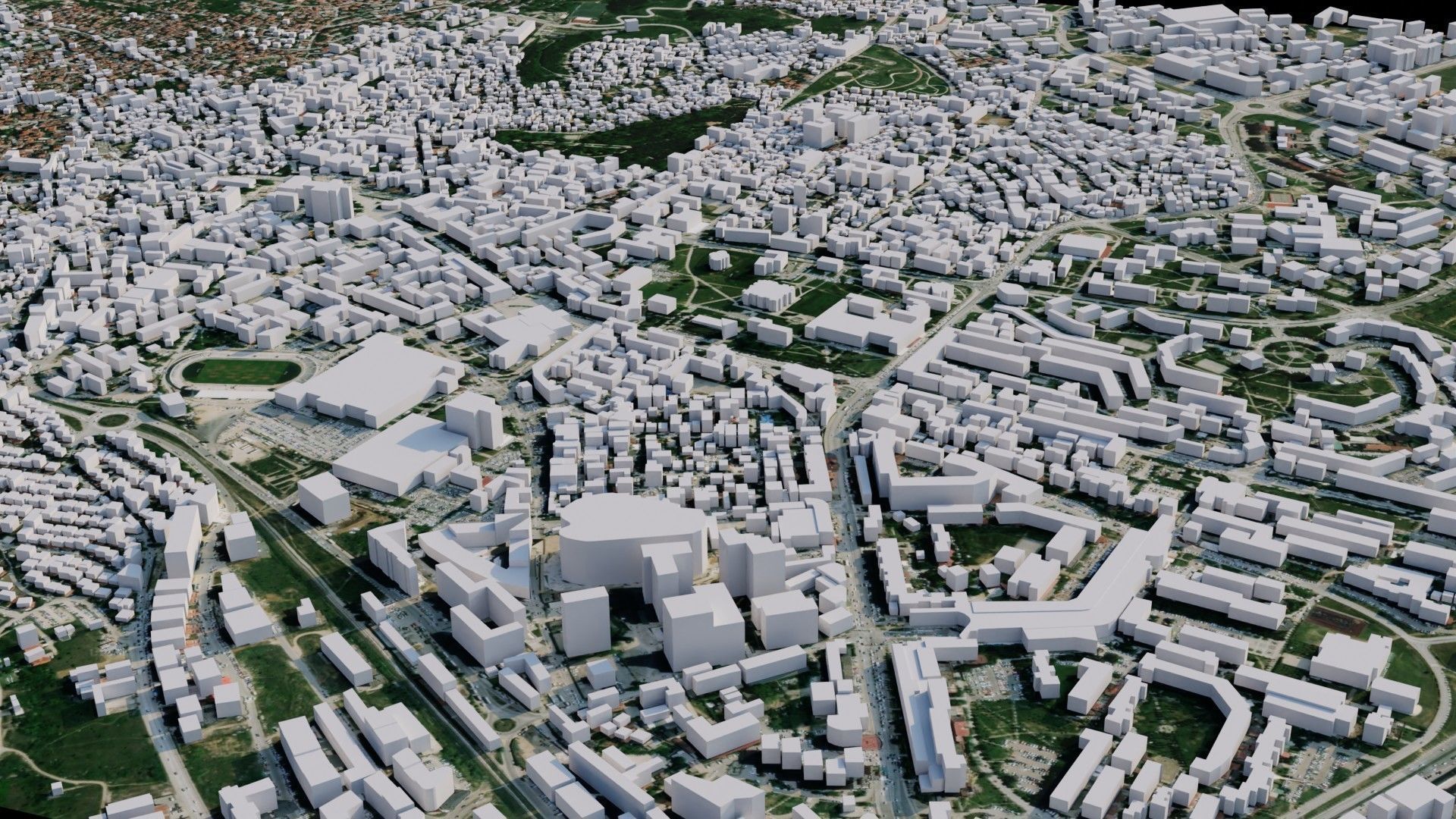 Pristina - Kosovo 3D model_1