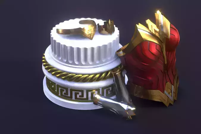 Wonder Woman Cosplay set 3D print model