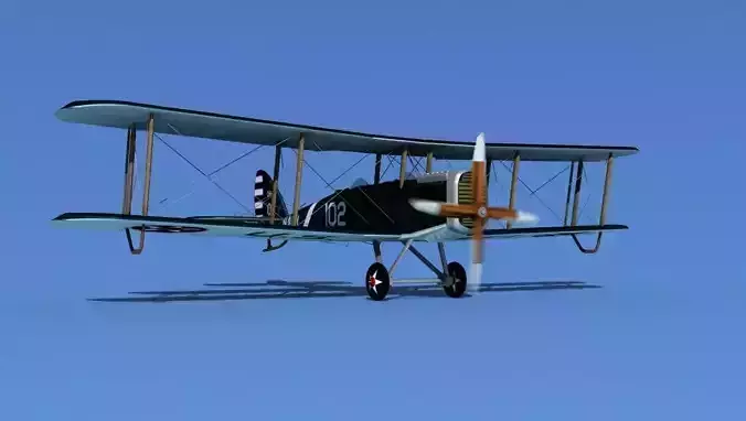 Airco DH-4 V04 US Navy 3D model