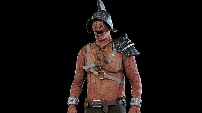 Rotting Murmillo Low-poly 3D model