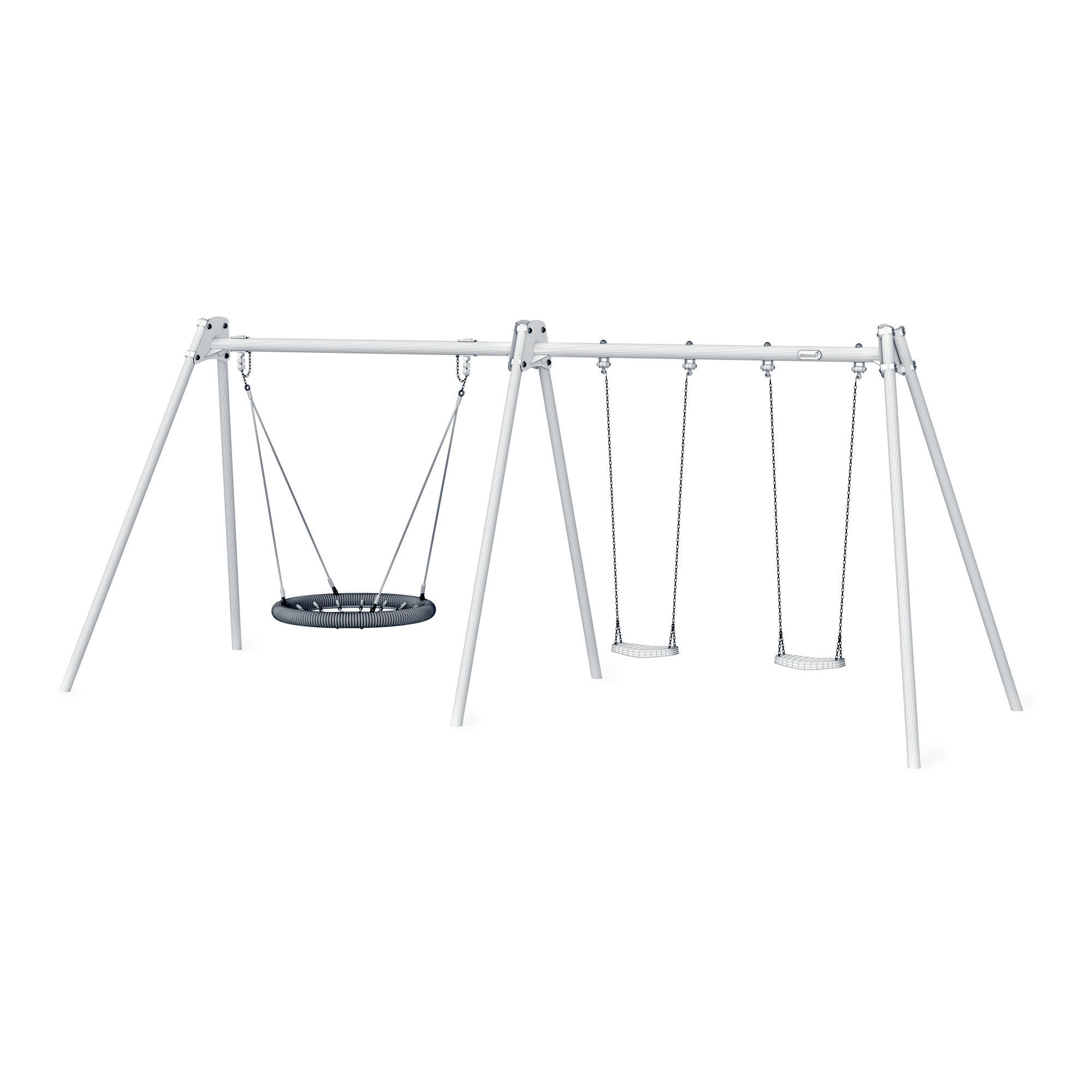Combi Swing Kompan 3D model_6