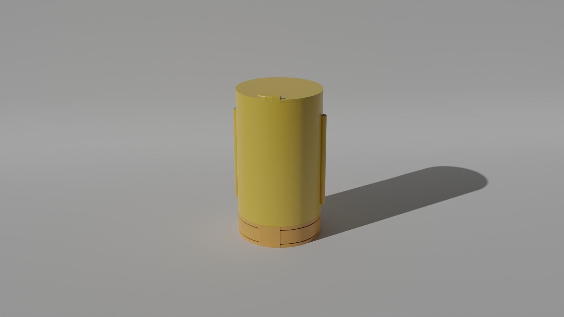 Cylindrical Toolbox Free low-poly 3D model_2