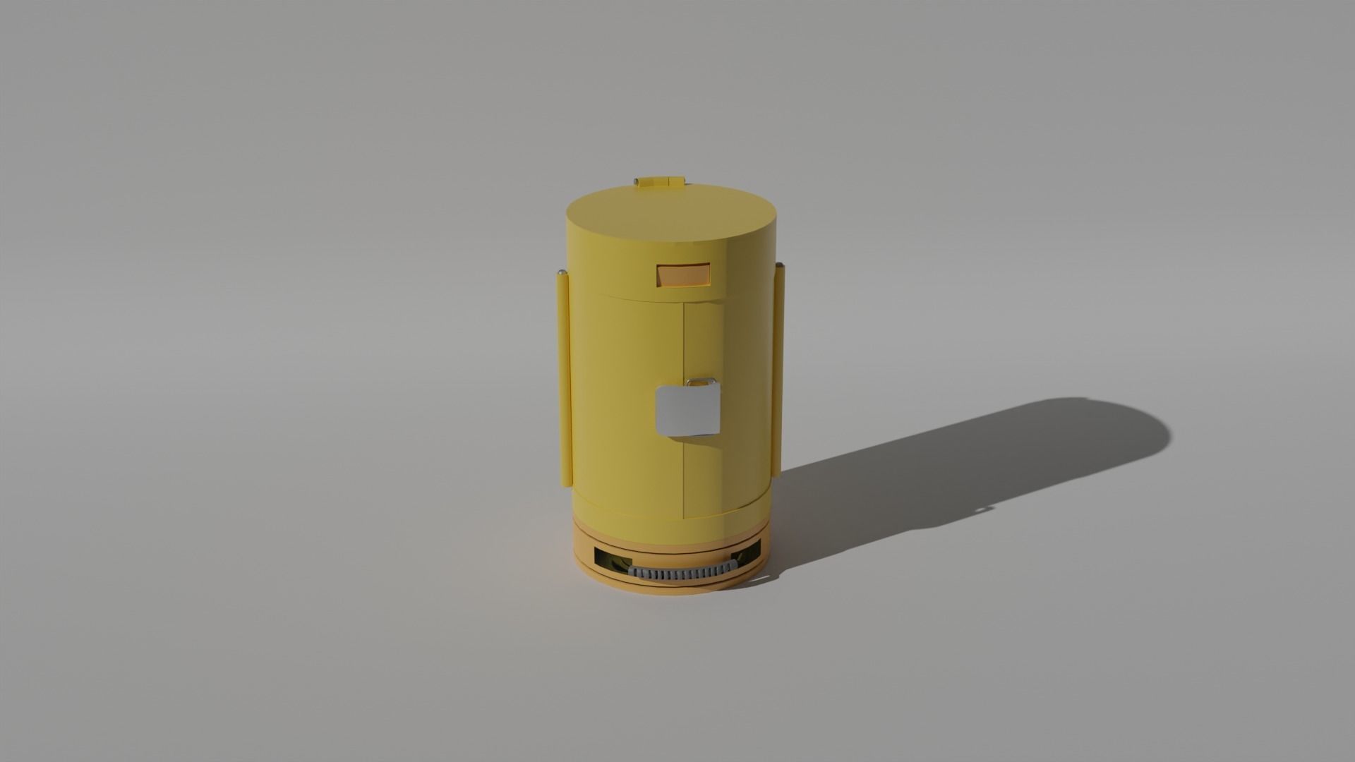 Cylindrical Toolbox Free low-poly 3D model_1