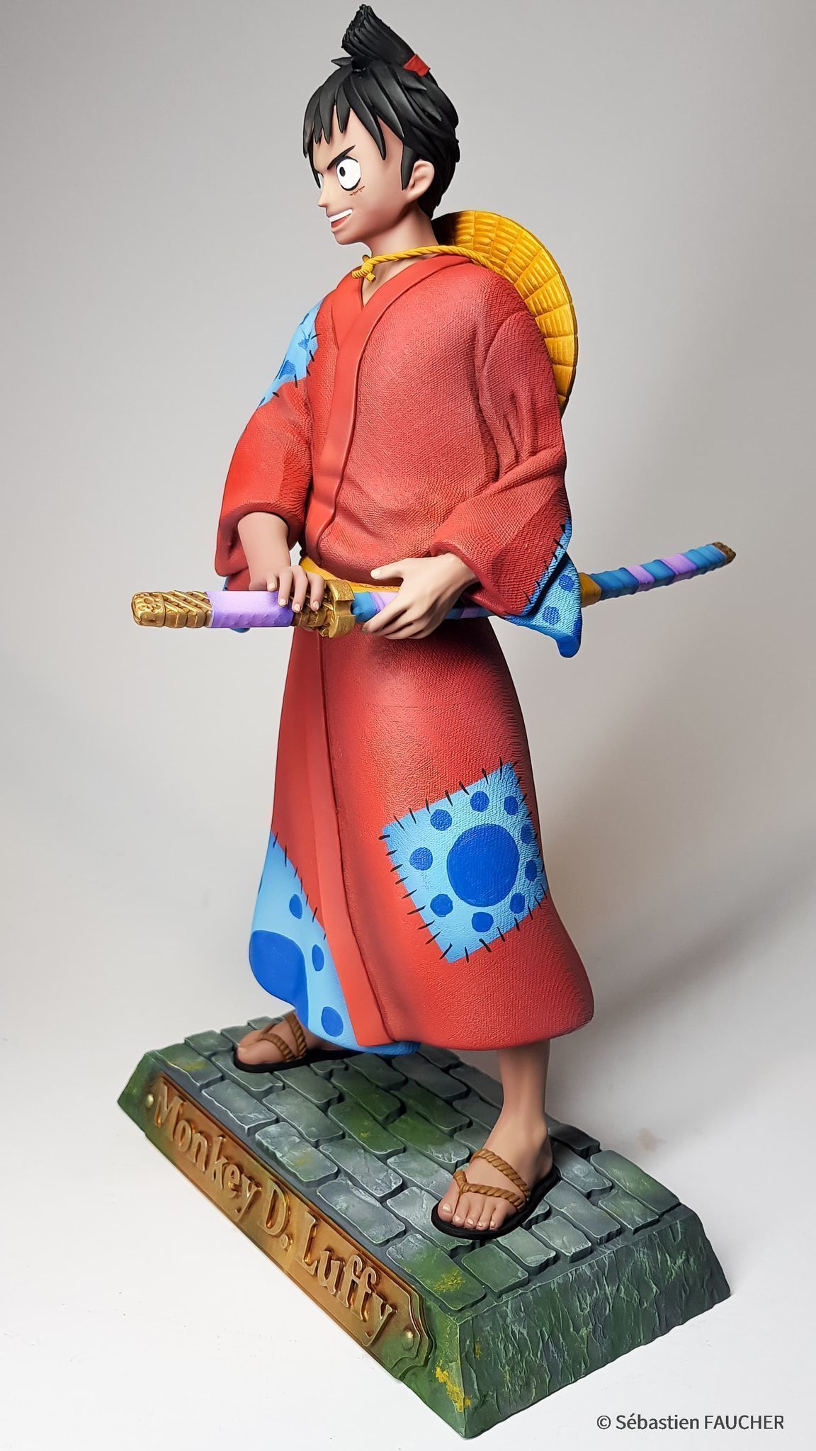 Luffy Japan World Fan Art - One Piece 3D print model_9