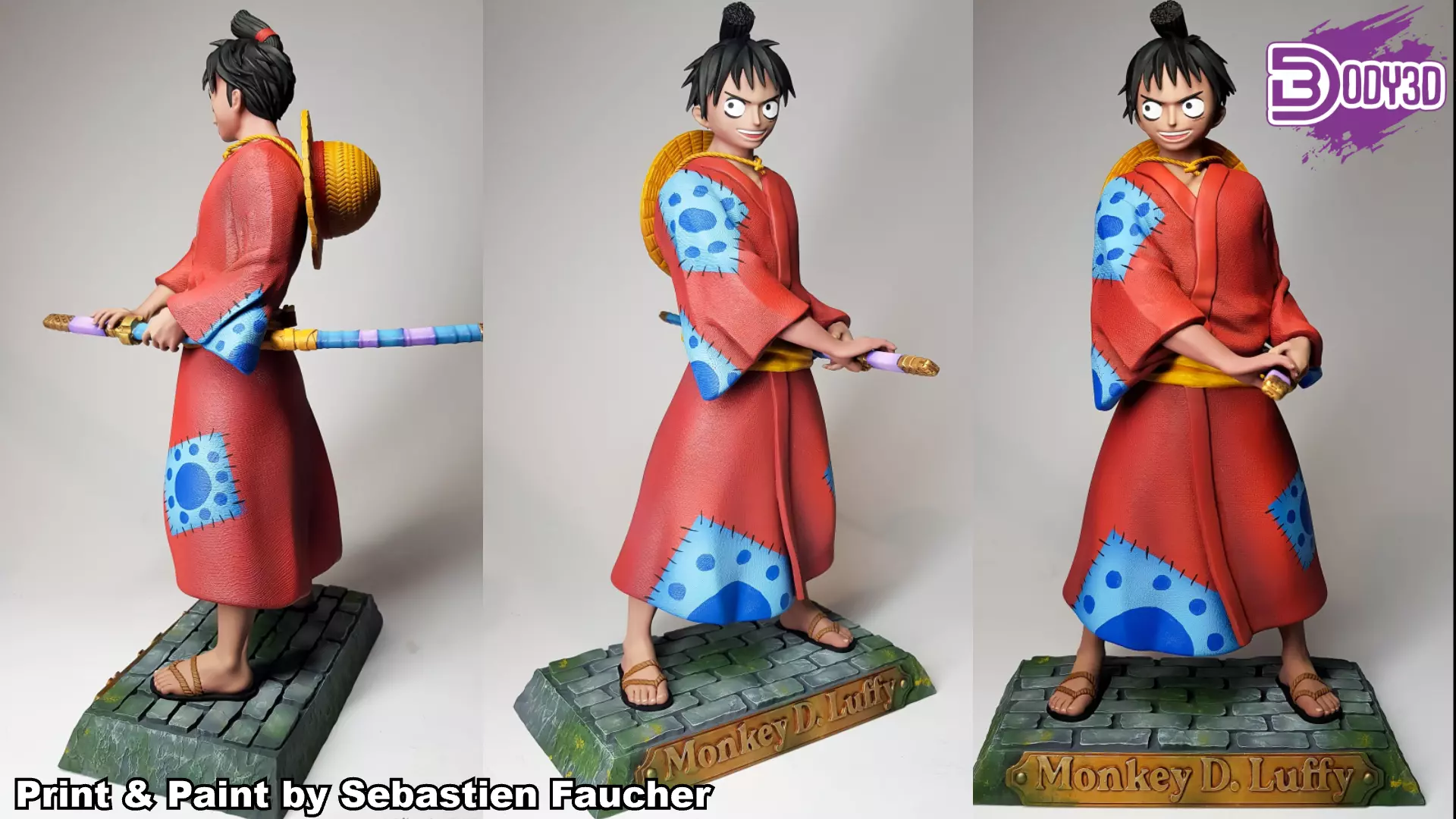 Luffy Japan World Fan Art - One Piece 3D print model_0