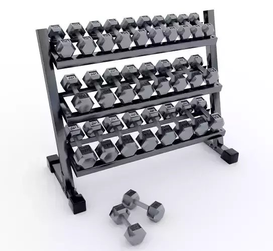 Technogym - Free Weight - Urethane Dumbbells