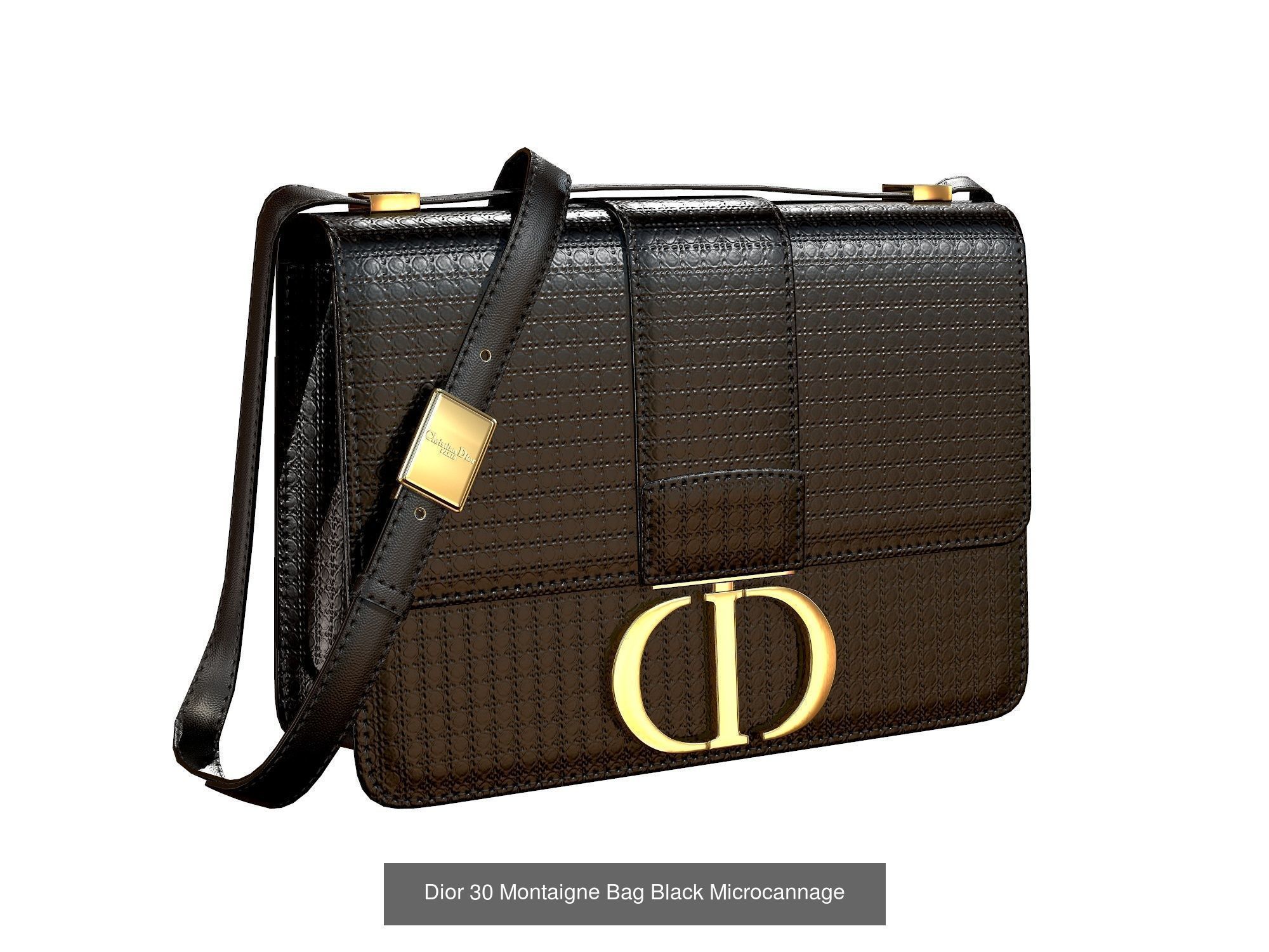 Dior 30 Montaigne Bag 3D Model Collection_2