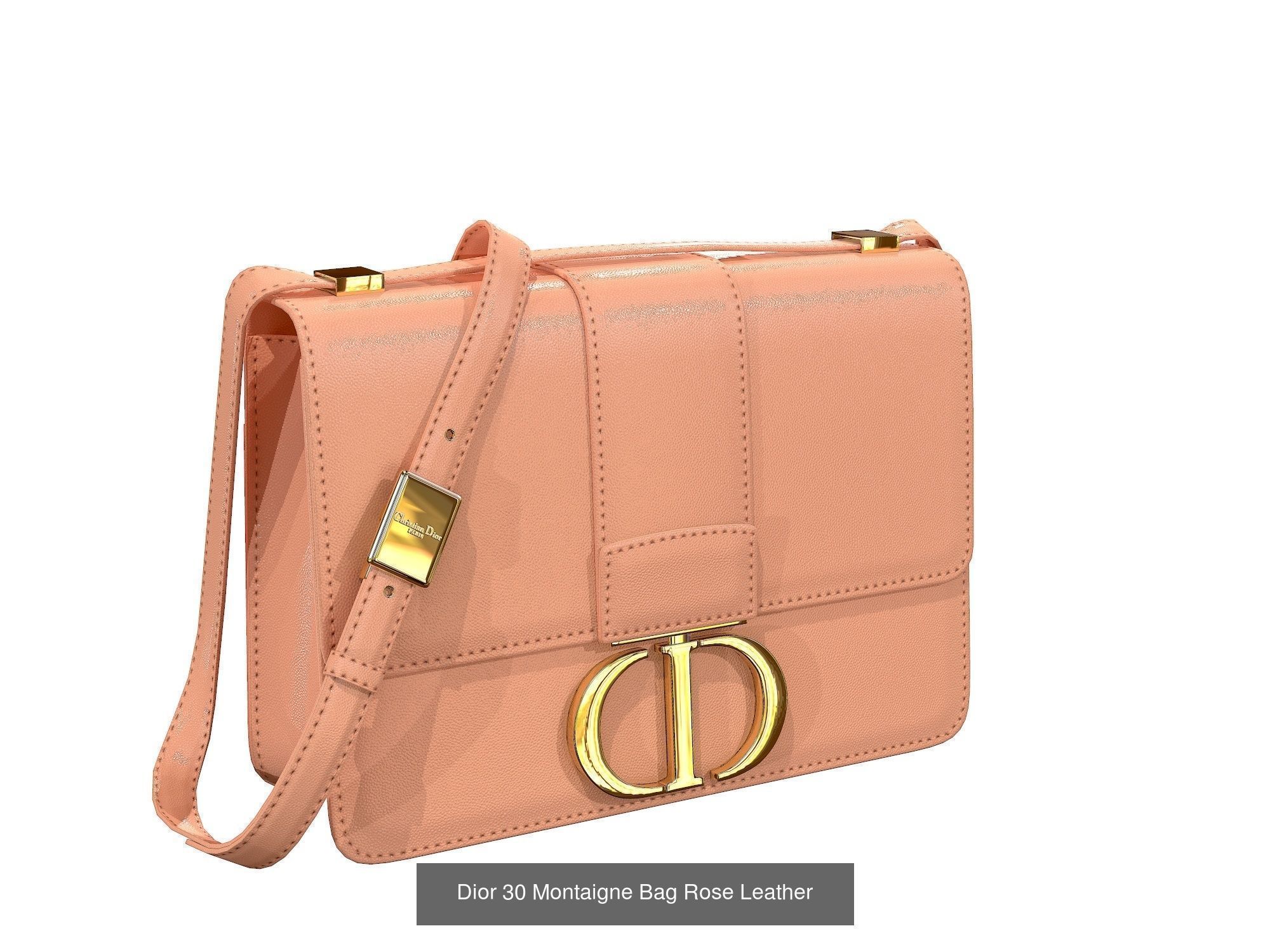 Dior 30 Montaigne Bag 3D Model Collection_13