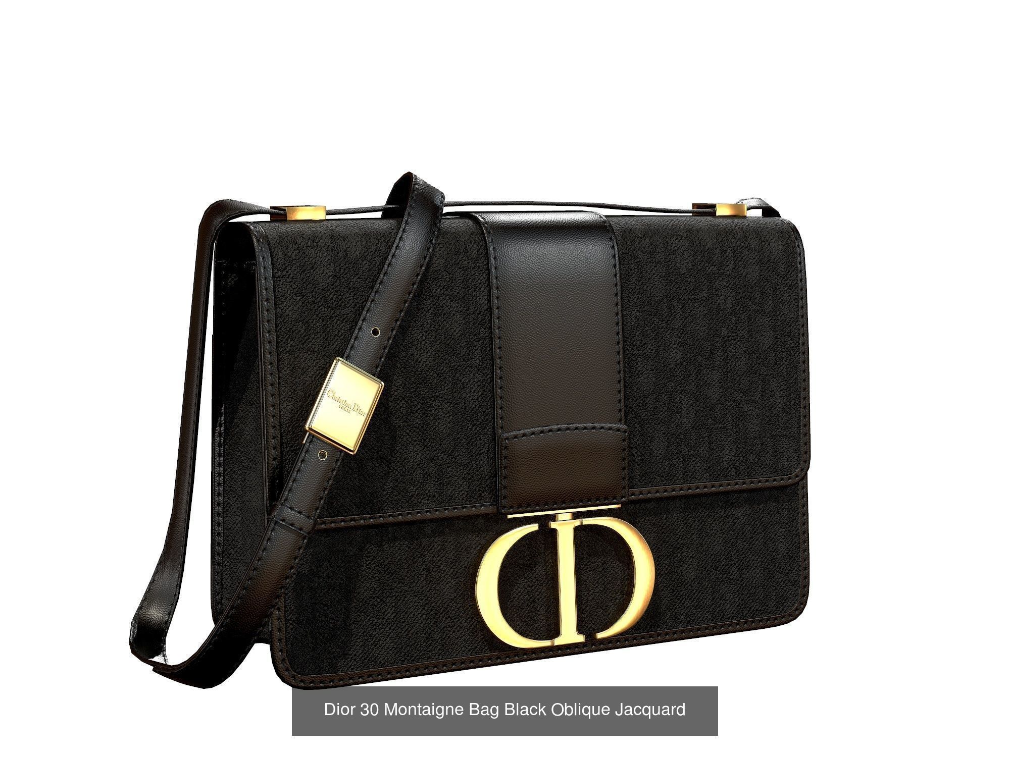 Dior 30 Montaigne Bag 3D Model Collection_3