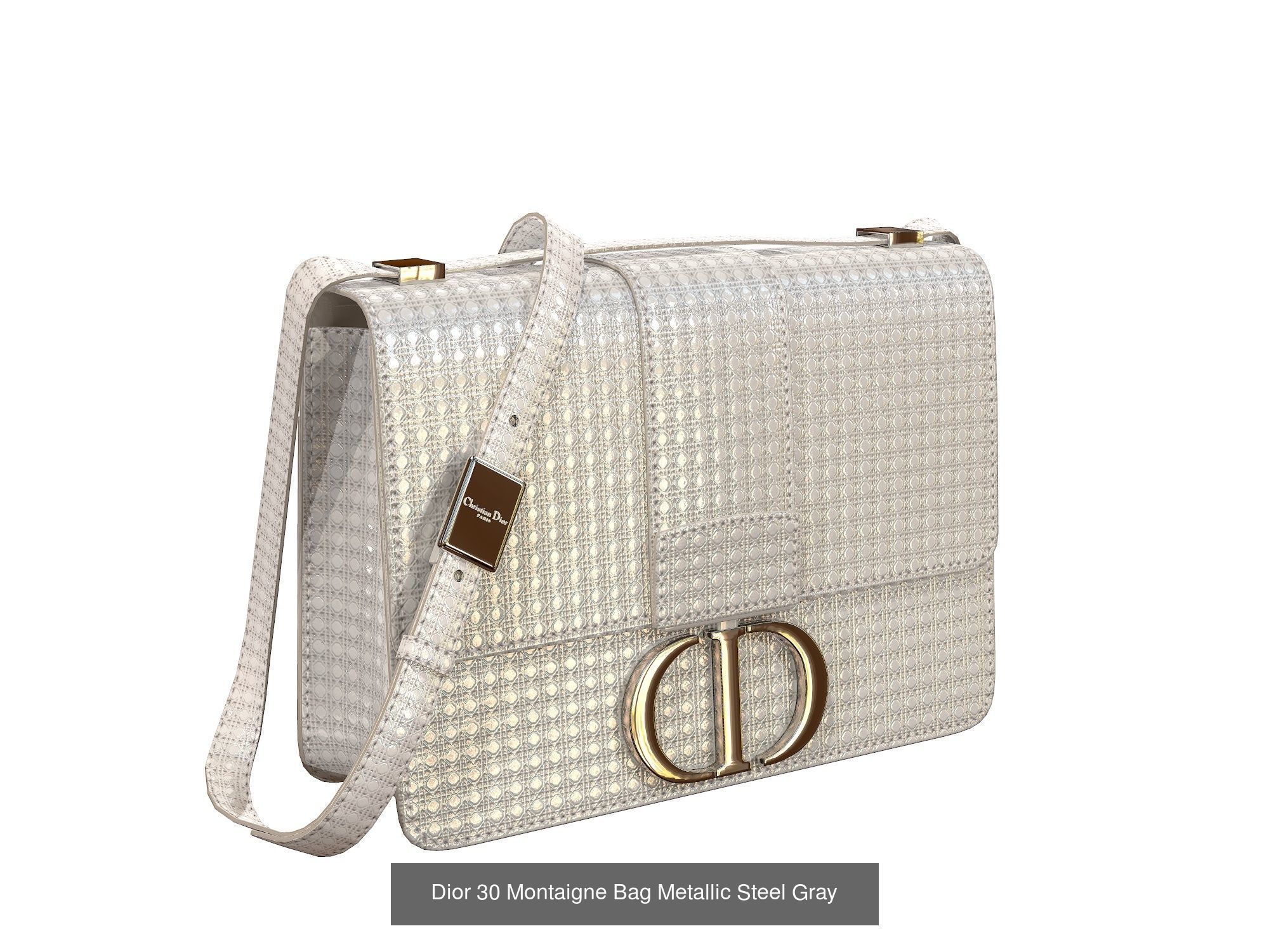 Dior 30 Montaigne Bag 3D Model Collection_11