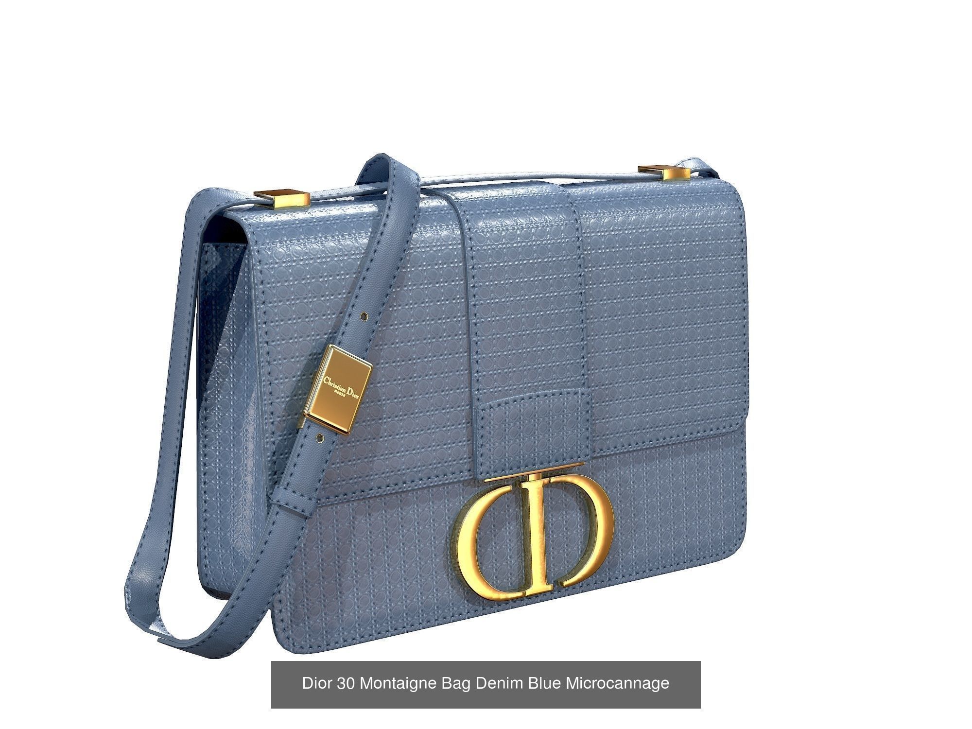 Dior 30 Montaigne Bag 3D Model Collection_8