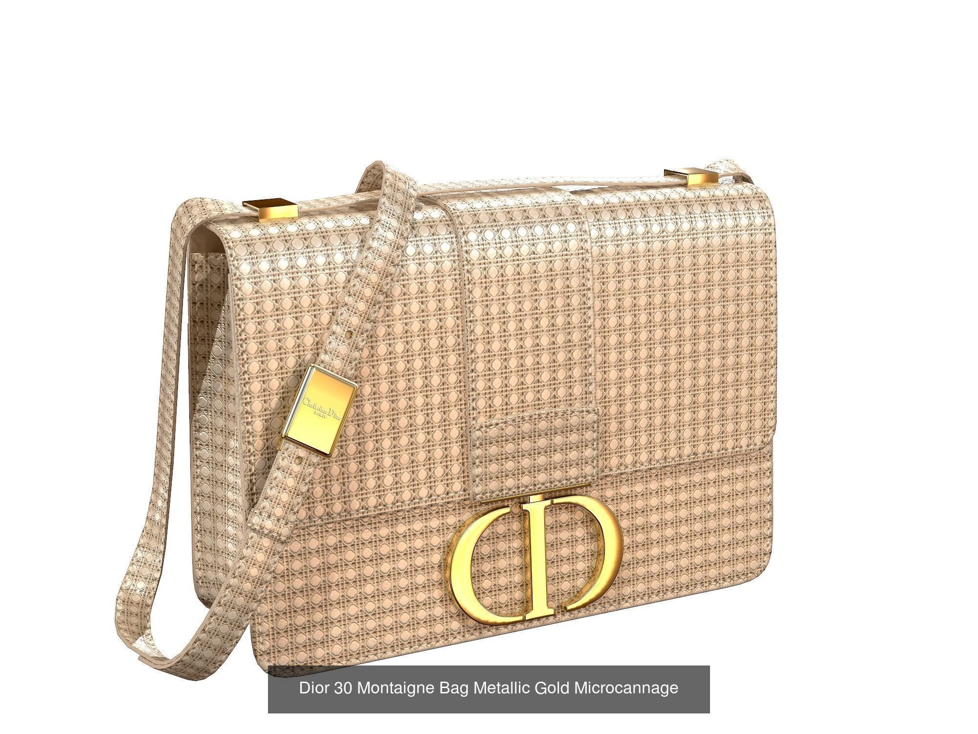 Dior 30 Montaigne Bag 3D Model Collection_10