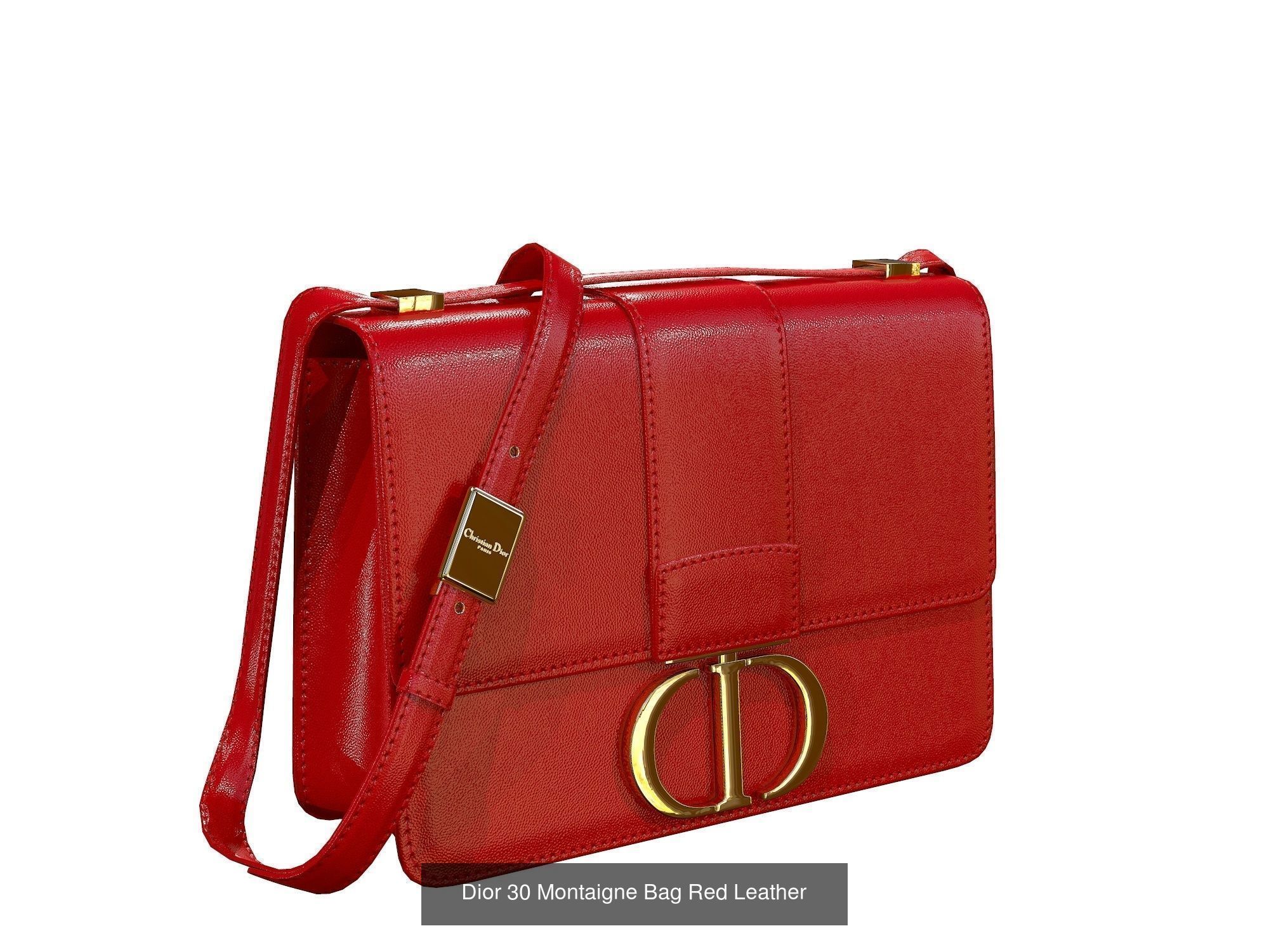 Dior 30 Montaigne Bag 3D Model Collection_12