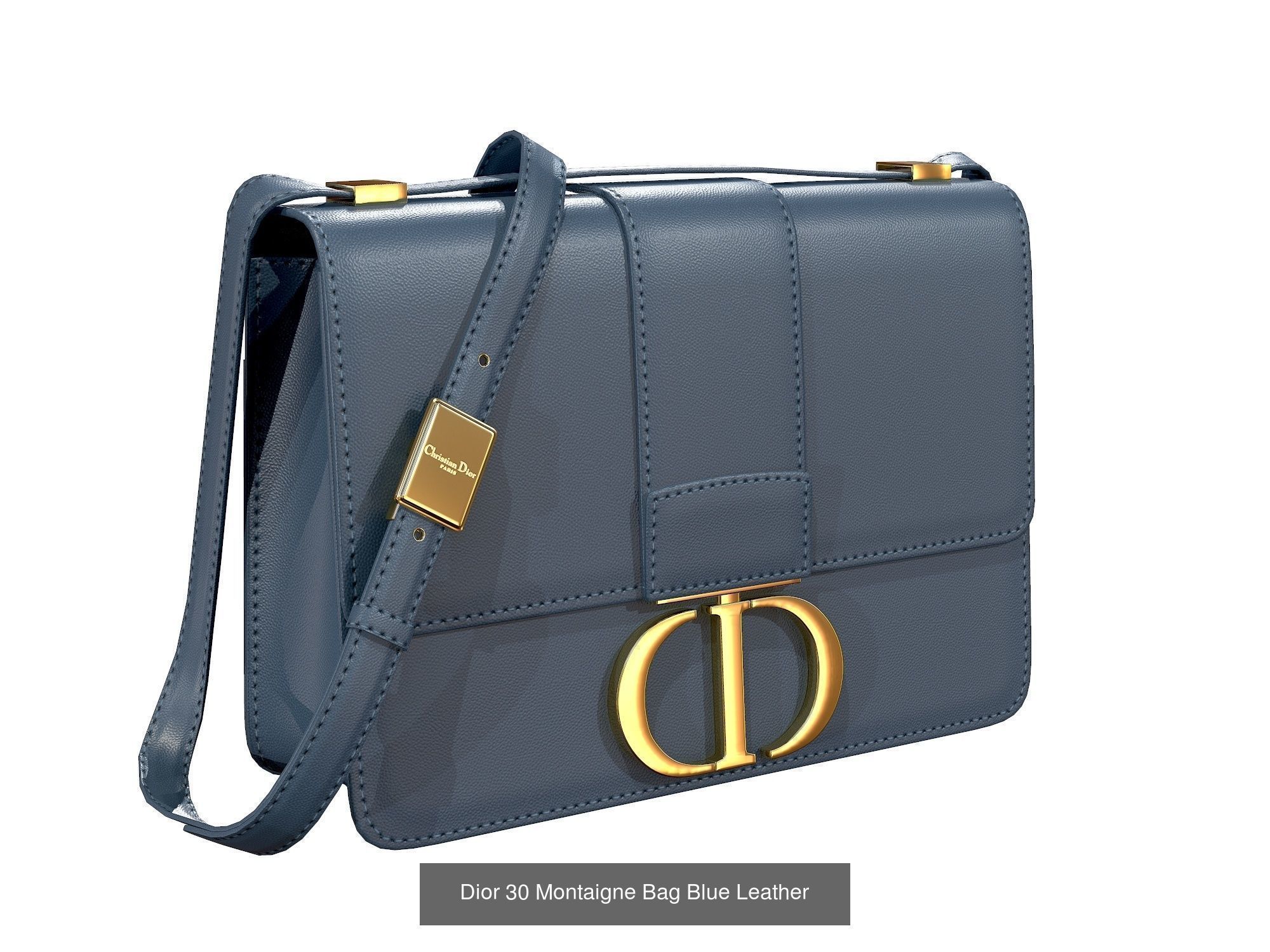 Dior 30 Montaigne Bag 3D Model Collection_4