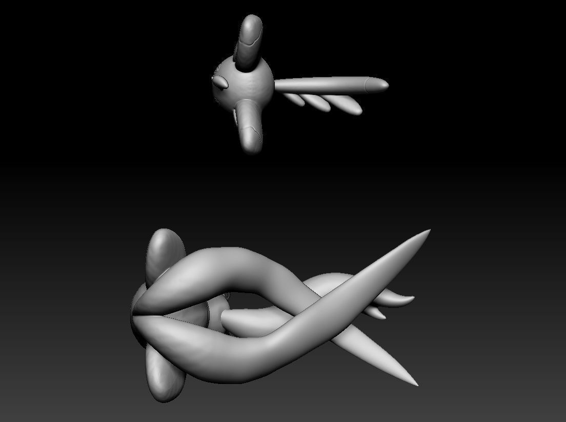 Pokemon Minccino and Cinccino 3D print model_1