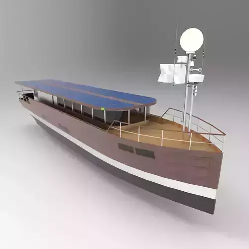 Wooden Yacht Solar Panel