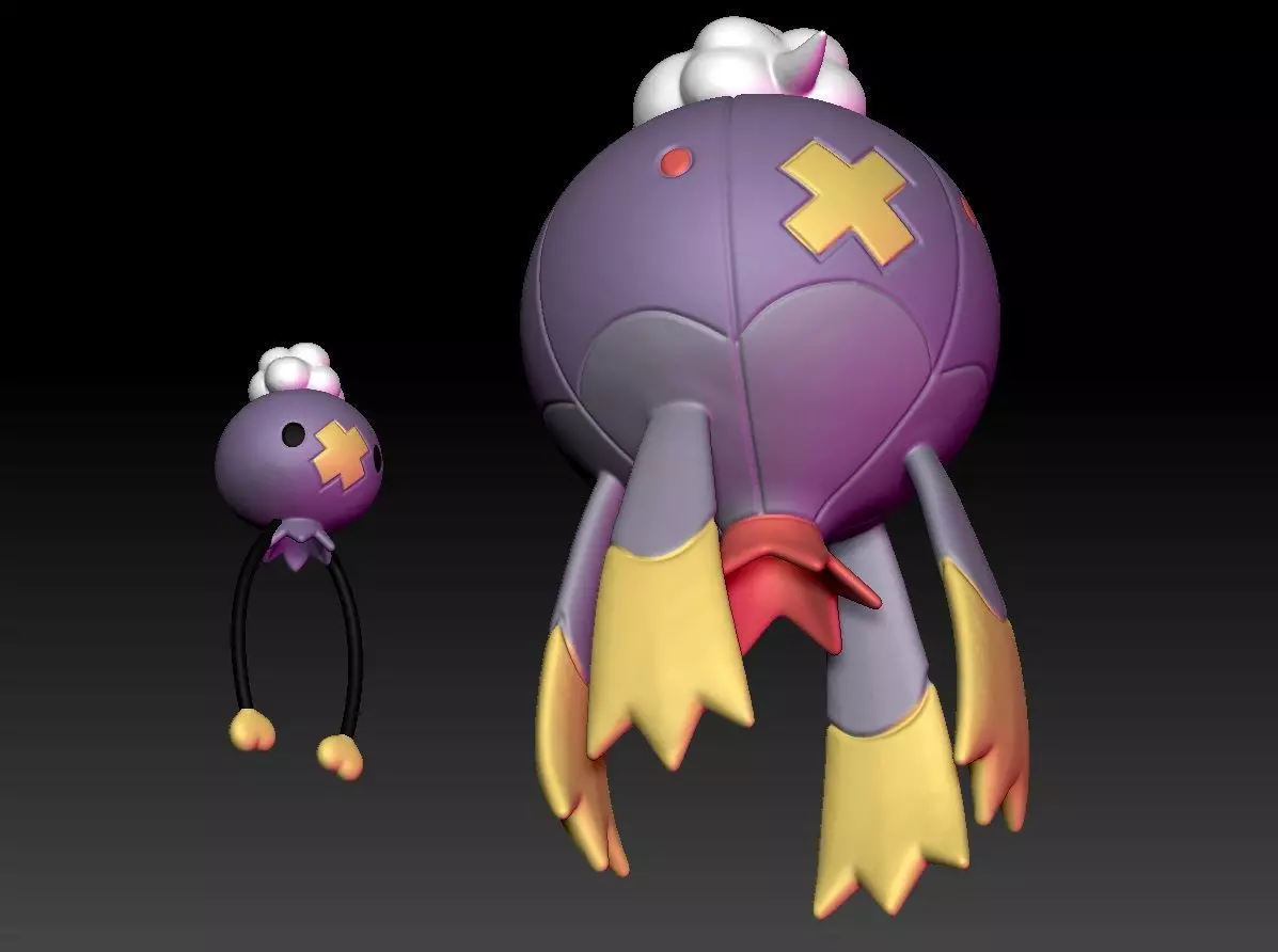 Pokemon Drifloon and Drifblim 3D print model_0