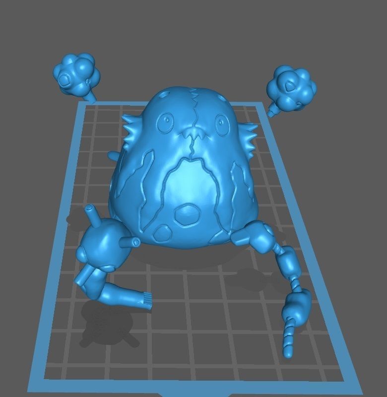 Pokemon Trubbish and Garbodor 3D print model_2