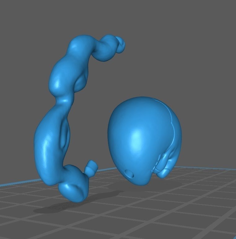 Pokemon Munna and Musharna 3D print model_1
