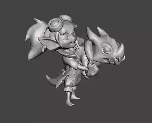 Dragon Trainer Tristana 3D Model