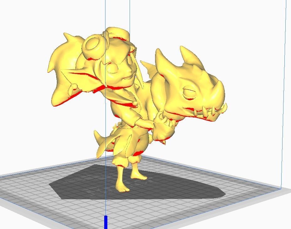 Dragon Trainer Tristana 3D Model 3D print model_1