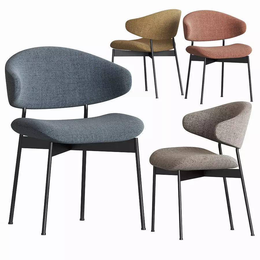 Luz Dining Chair More Moebel 3D model_0