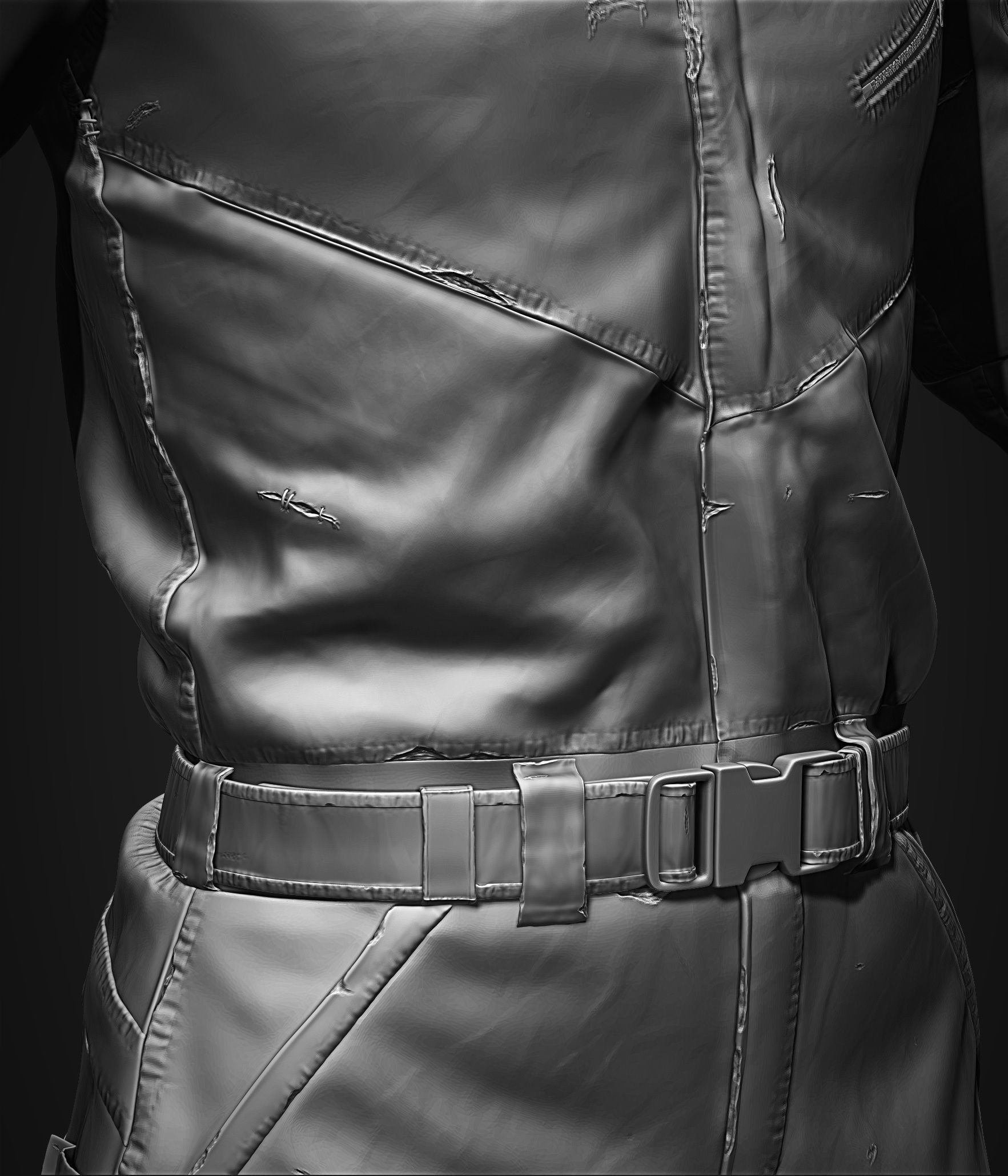 Post Apocalyptic Outfit 3D model_10