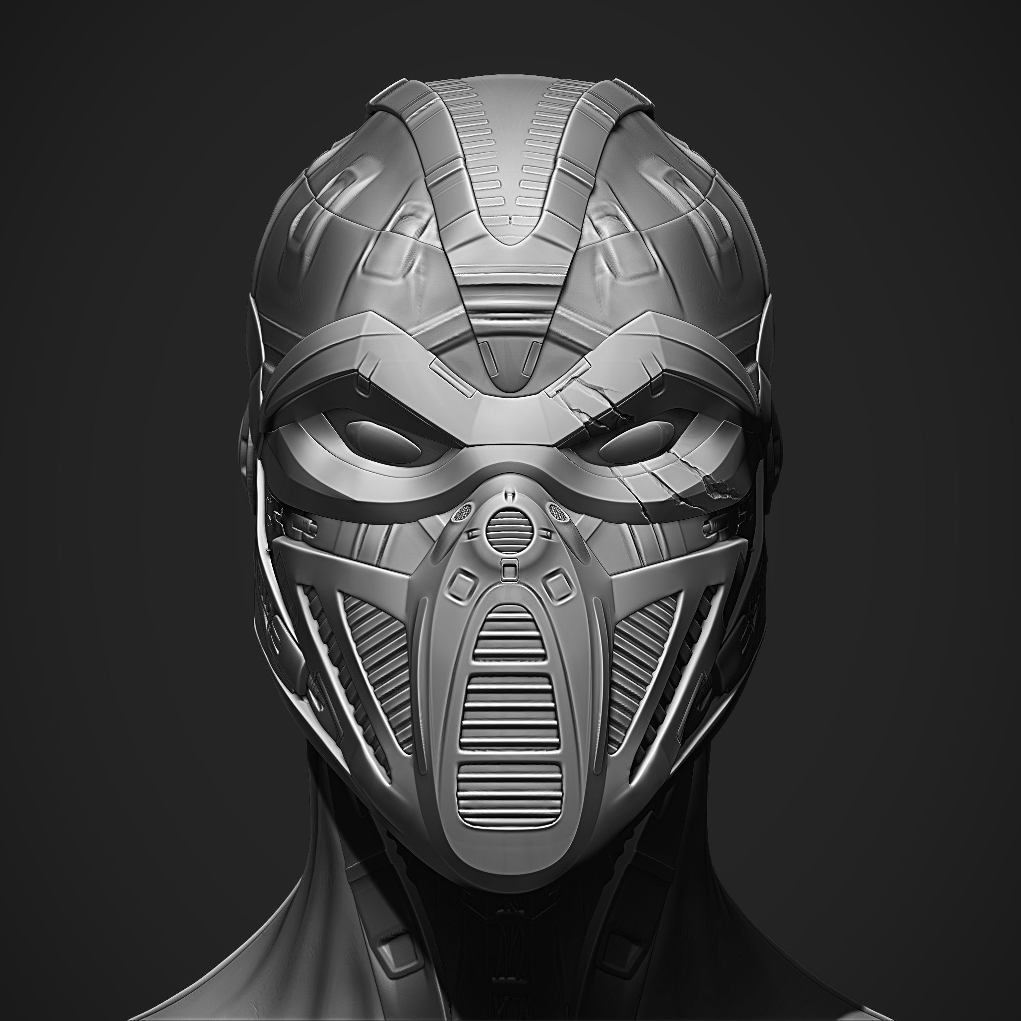 Post Apocalyptic Outfit 3D model_5