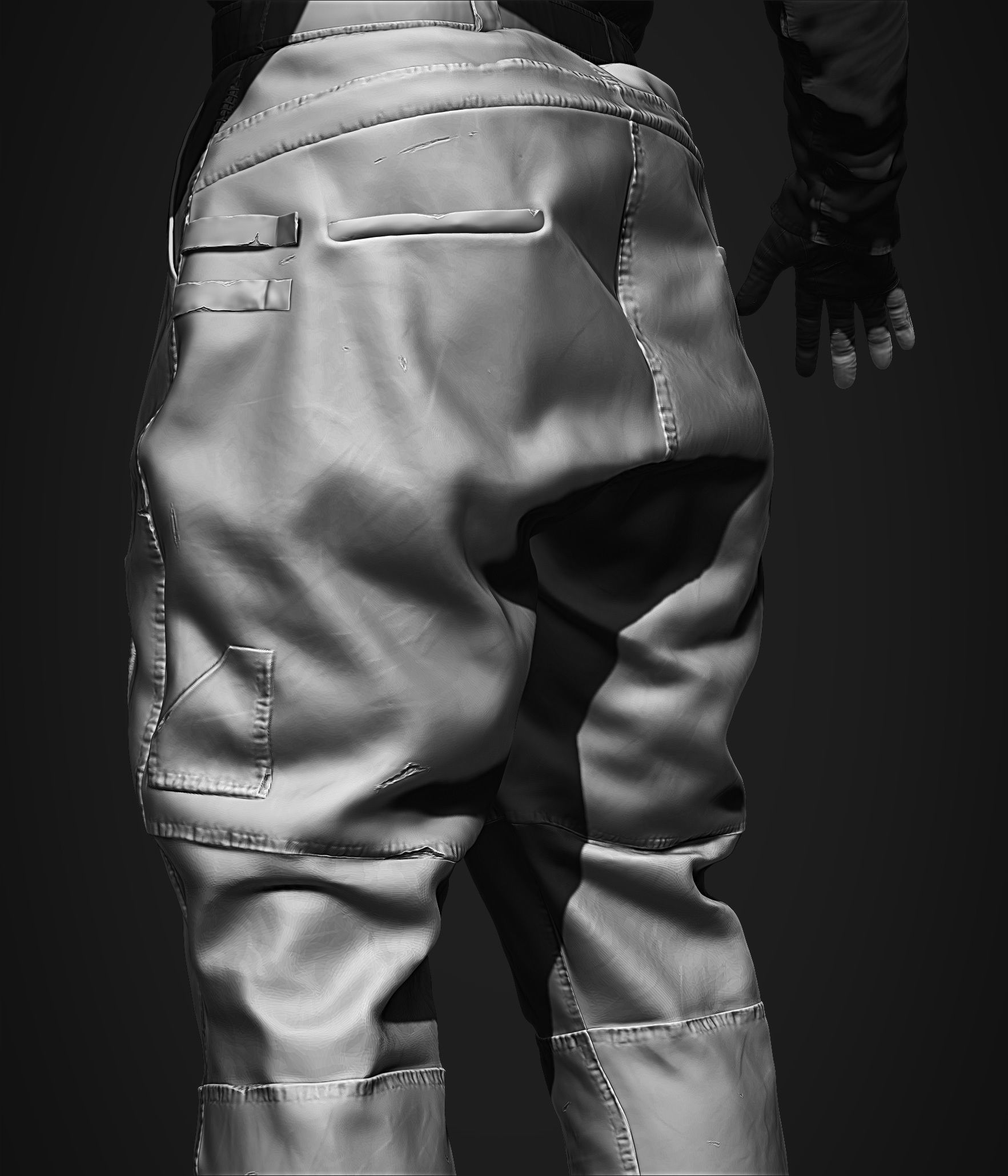 Post Apocalyptic Outfit 3D model_13