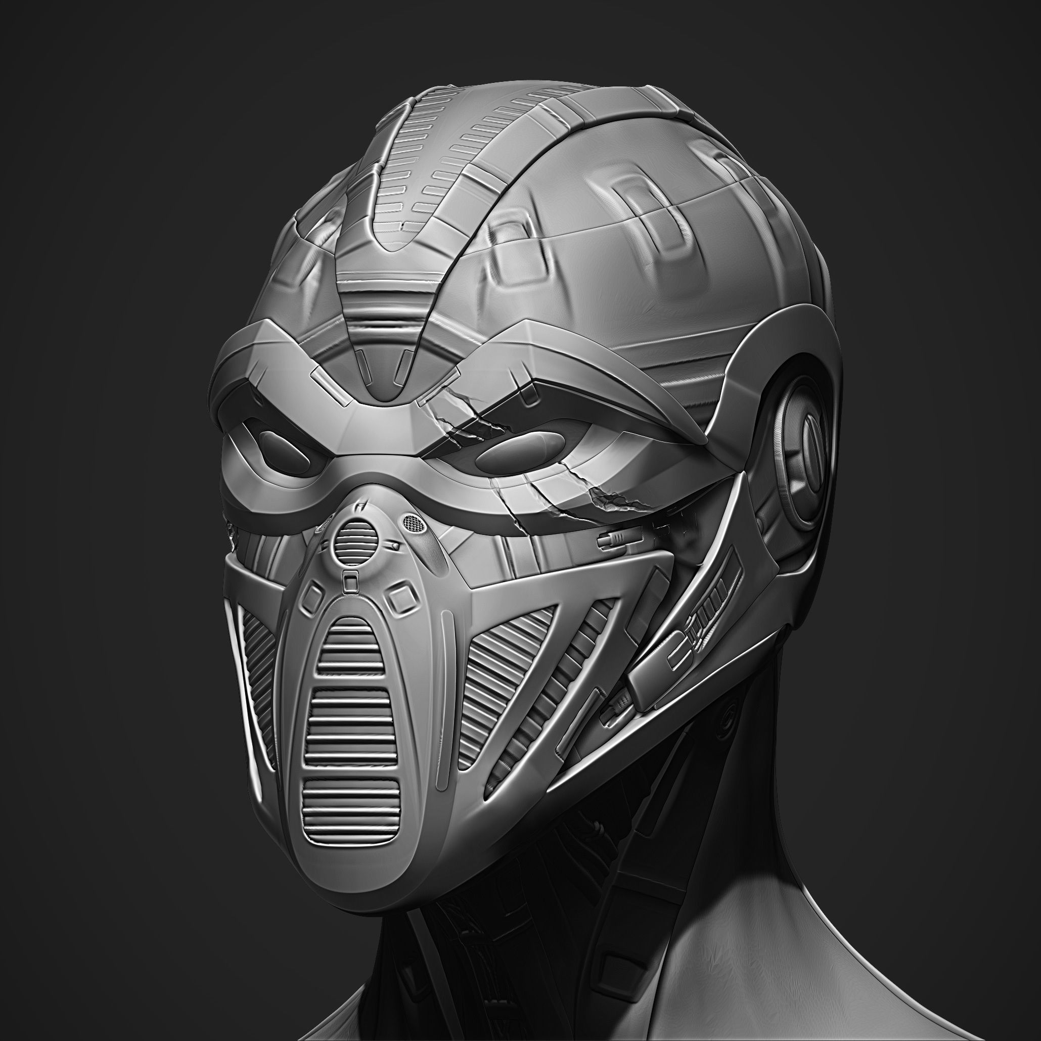 Post Apocalyptic Outfit 3D model_4