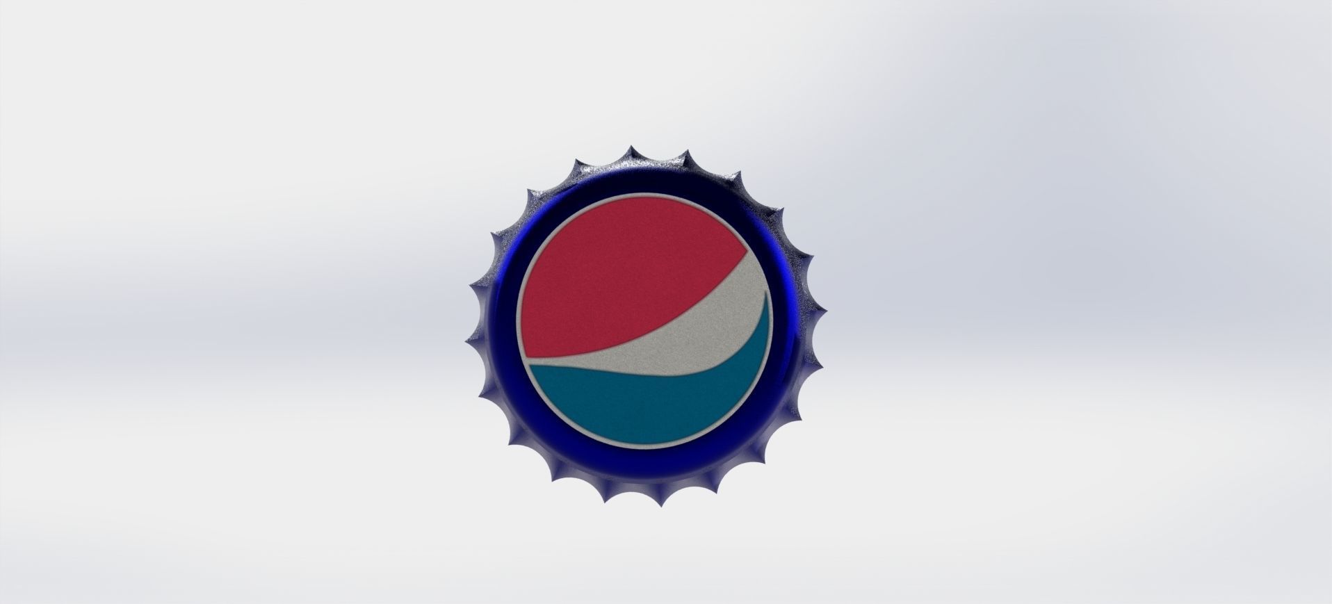 bottle cap 3D print model_2