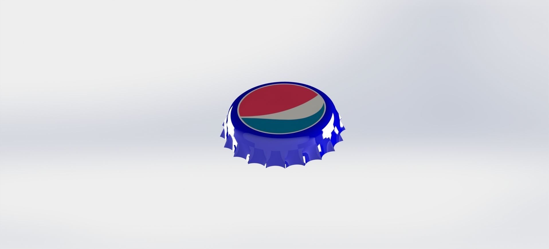 bottle cap 3D print model_1