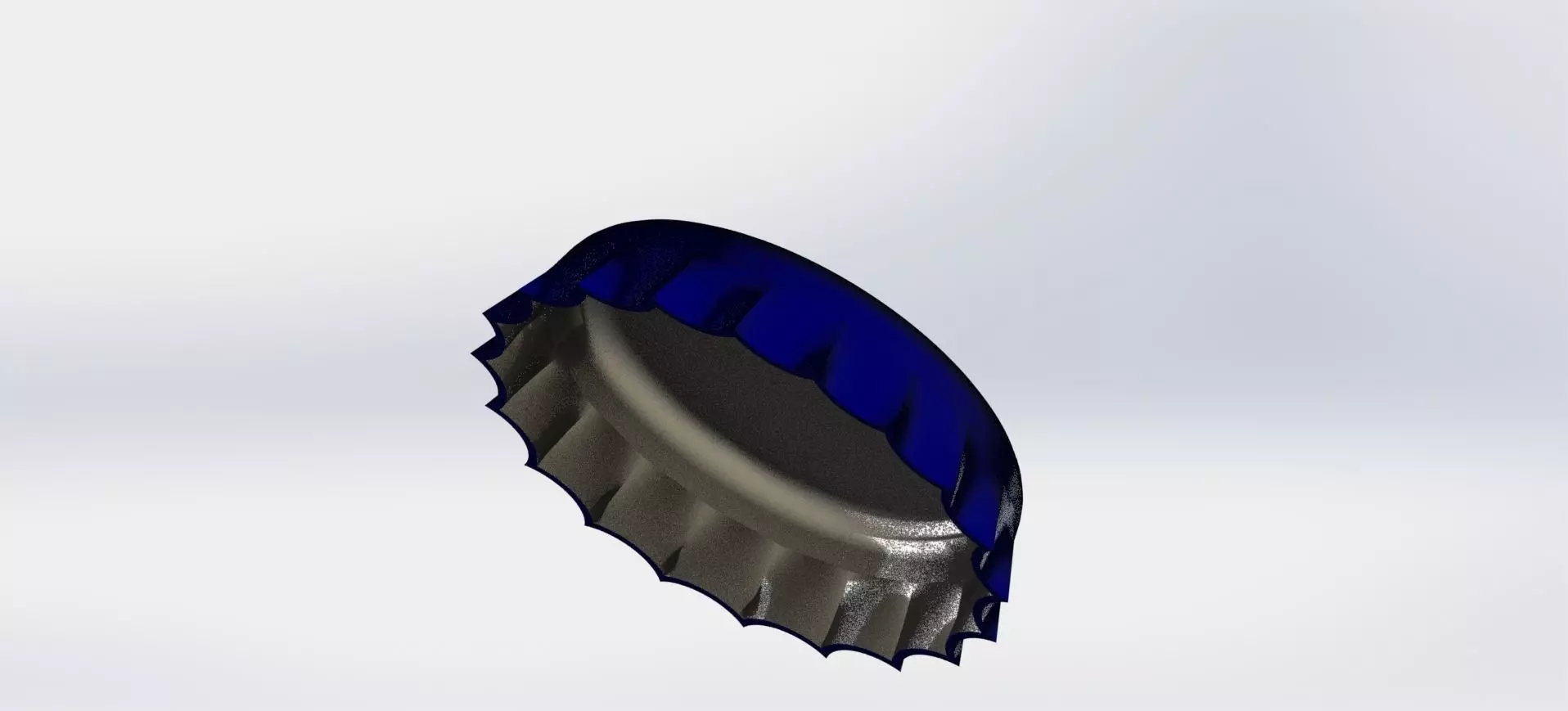 bottle cap 3D print model_0