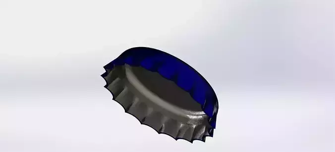 bottle cap 3D print model