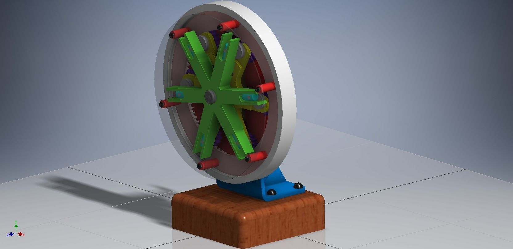 SELF PROPPELLED FLYWHEEL STEAM ENGINE 3D print model_4