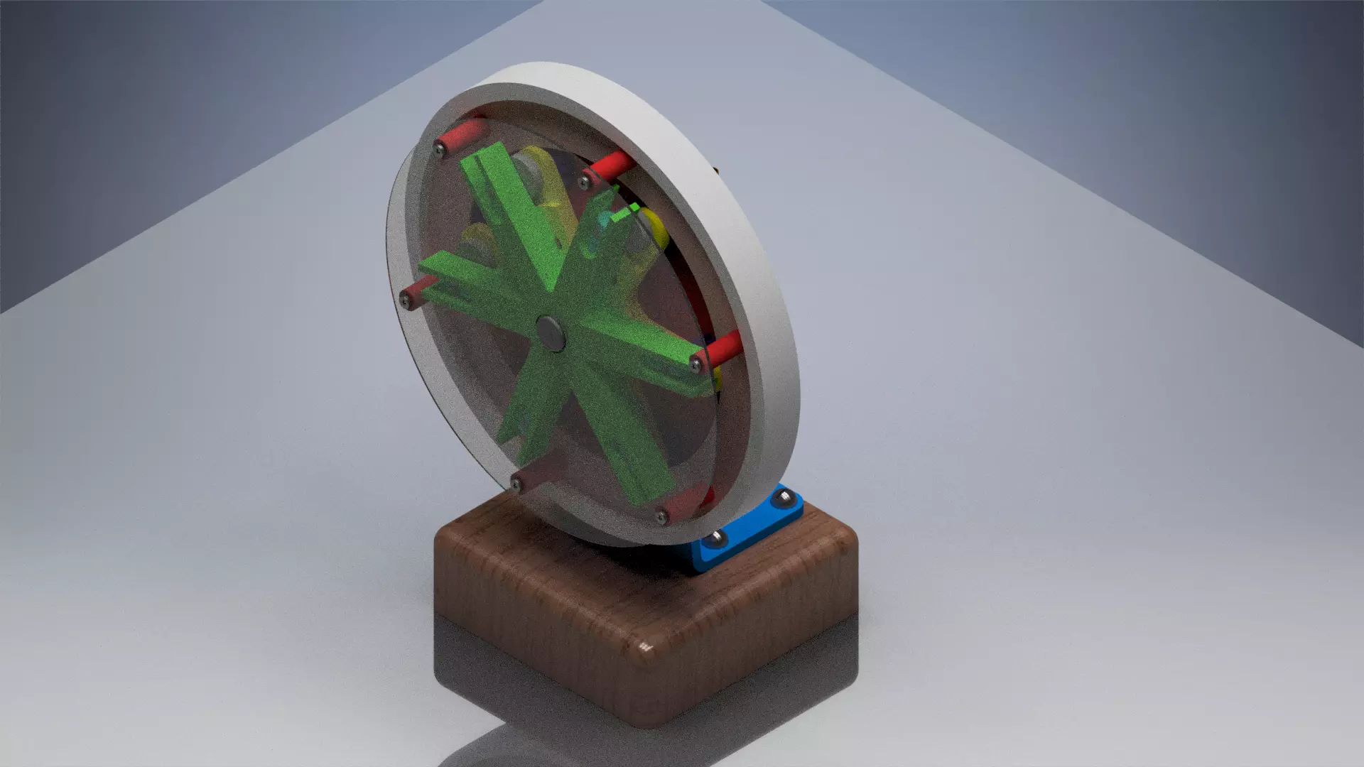 SELF PROPPELLED FLYWHEEL STEAM ENGINE 3D print model_0