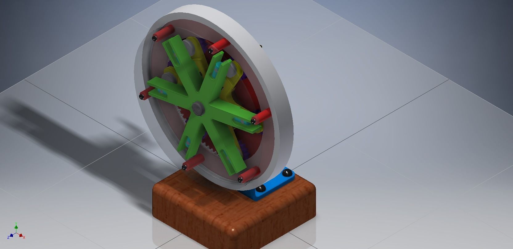SELF PROPPELLED FLYWHEEL STEAM ENGINE 3D print model_1