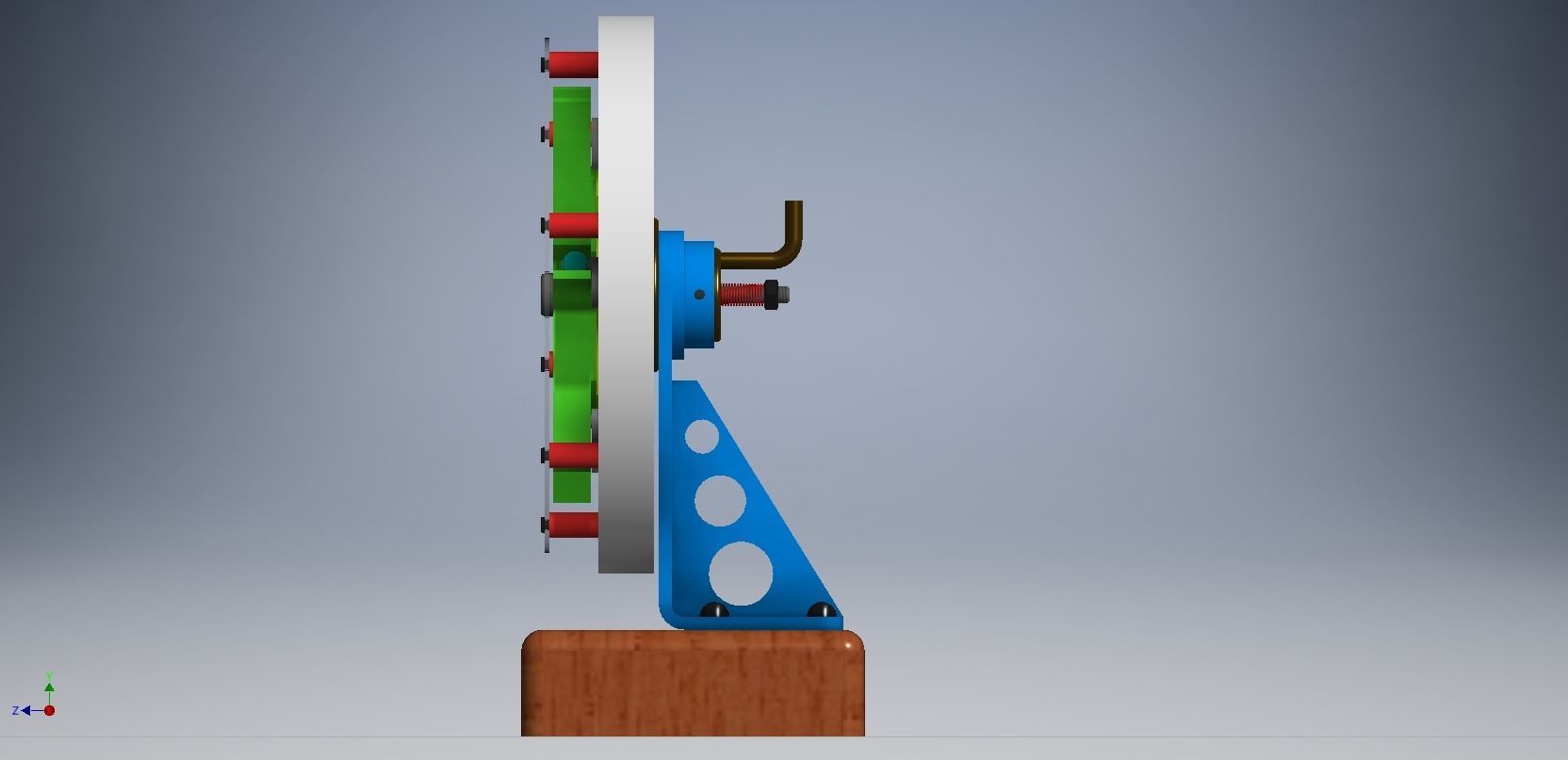 SELF PROPPELLED FLYWHEEL STEAM ENGINE 3D print model_3