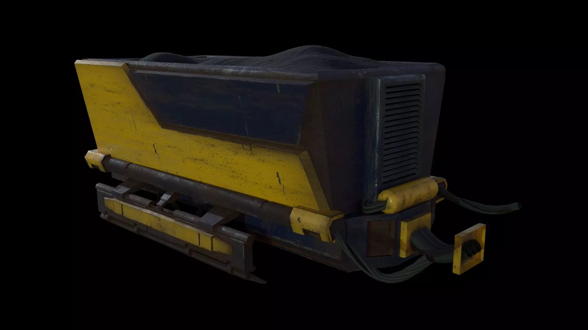 Train vehicle 3D model_0