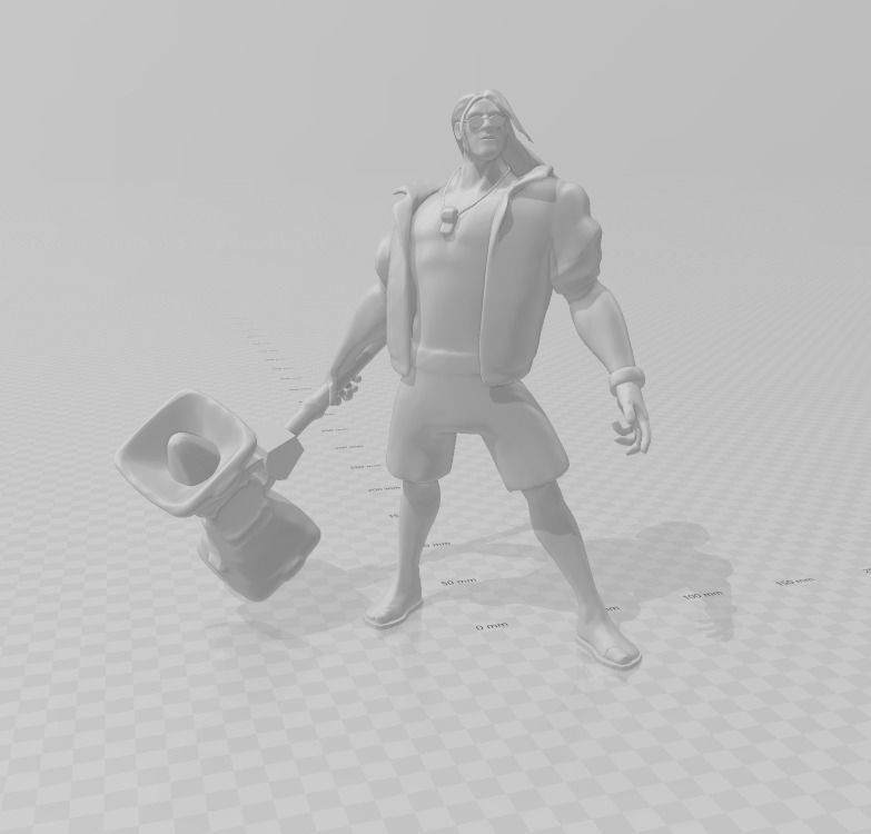 Pool Party Taric 3D Model 3D print model_1