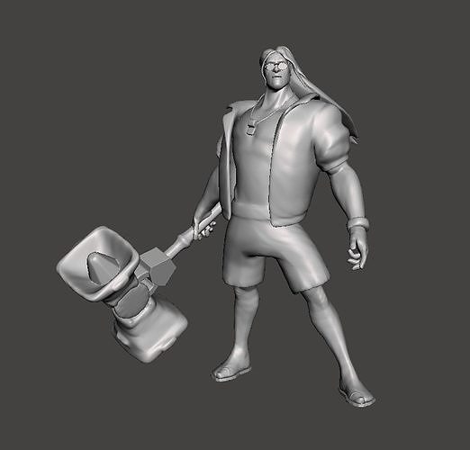 Pool Party Taric 3D Model 3D print model