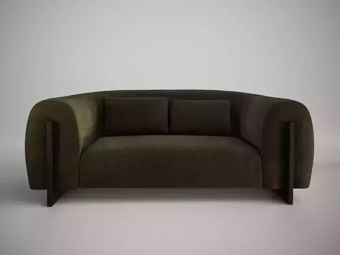 Minuit Sofa by Stephane Parmentier 3D model
