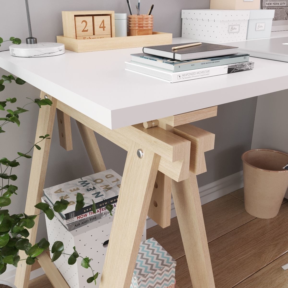 IKEA Office Workplace 3D model_4