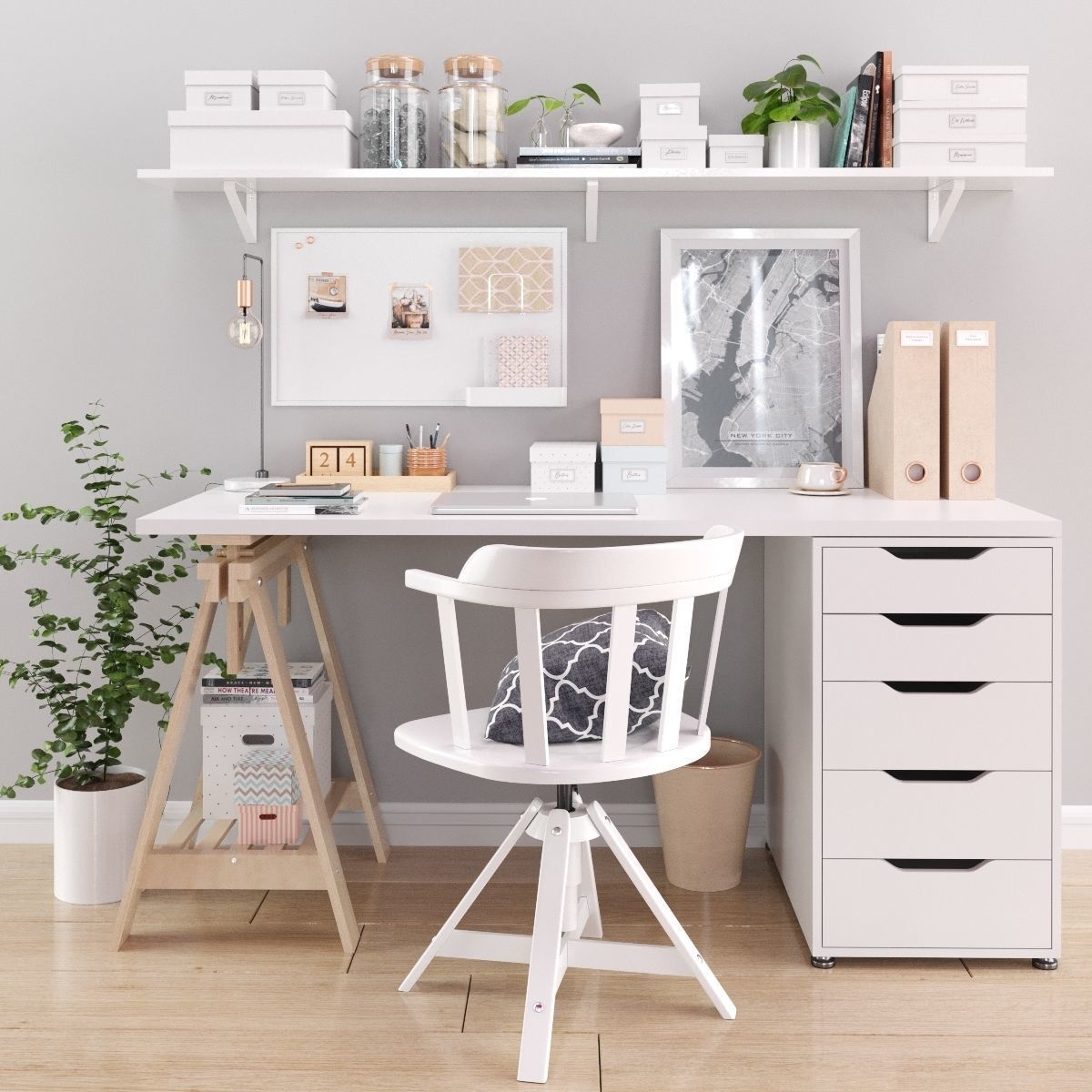 IKEA Office Workplace 3D model_5