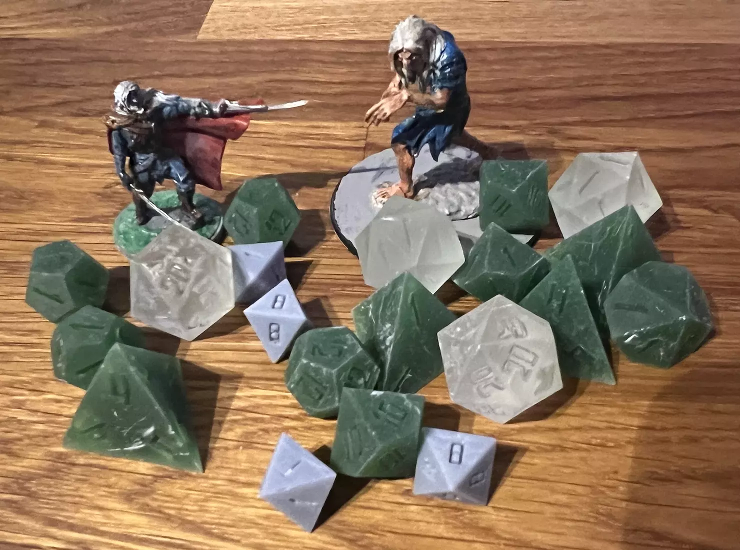 Critical Hit and Critical Failure Full Dice Set 3D print model_0