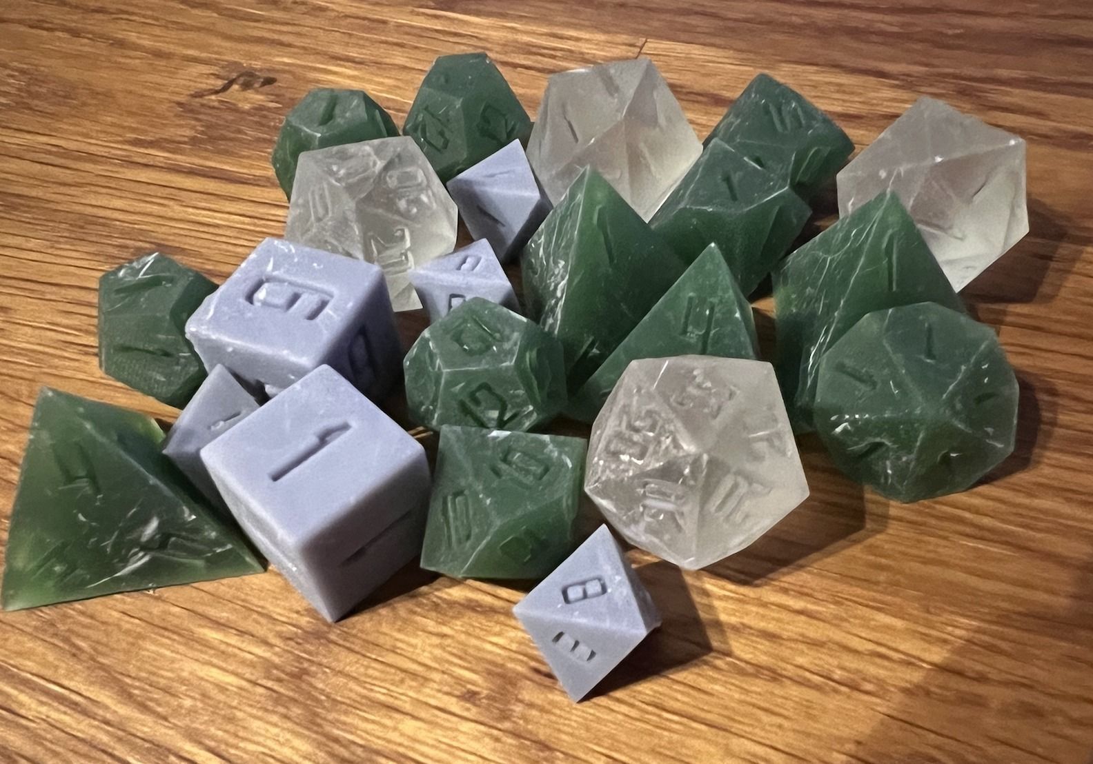 Critical Hit and Critical Failure Full Dice Set 3D print model_3