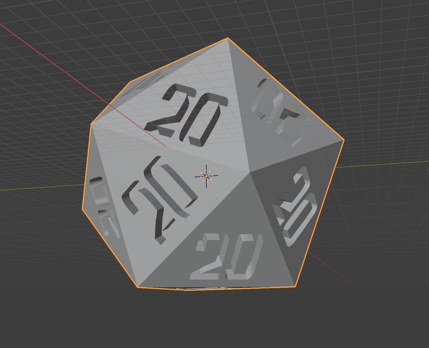 Critical Hit and Critical Failure Full Dice Set 3D print model_1