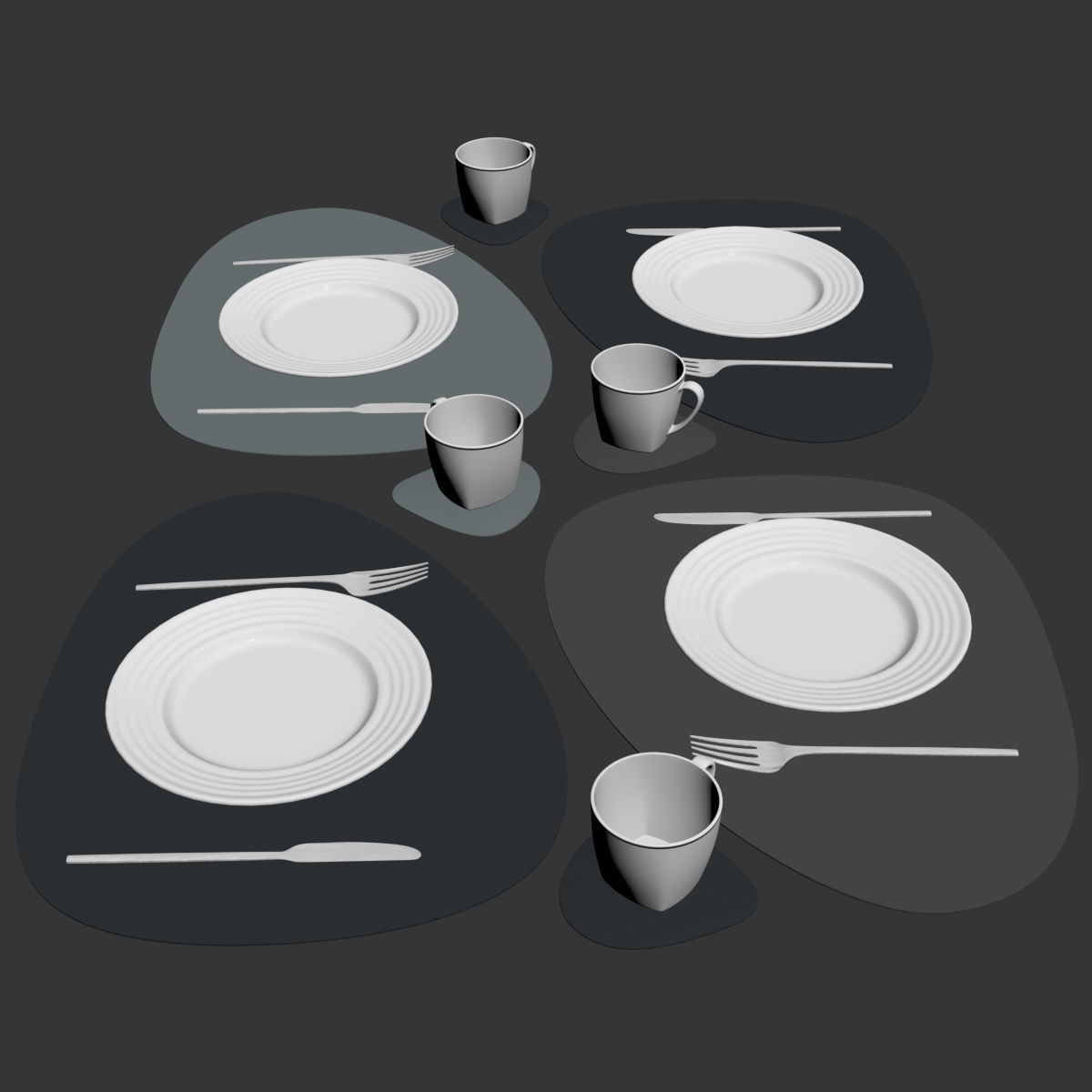 Table setting 33 3D model_6