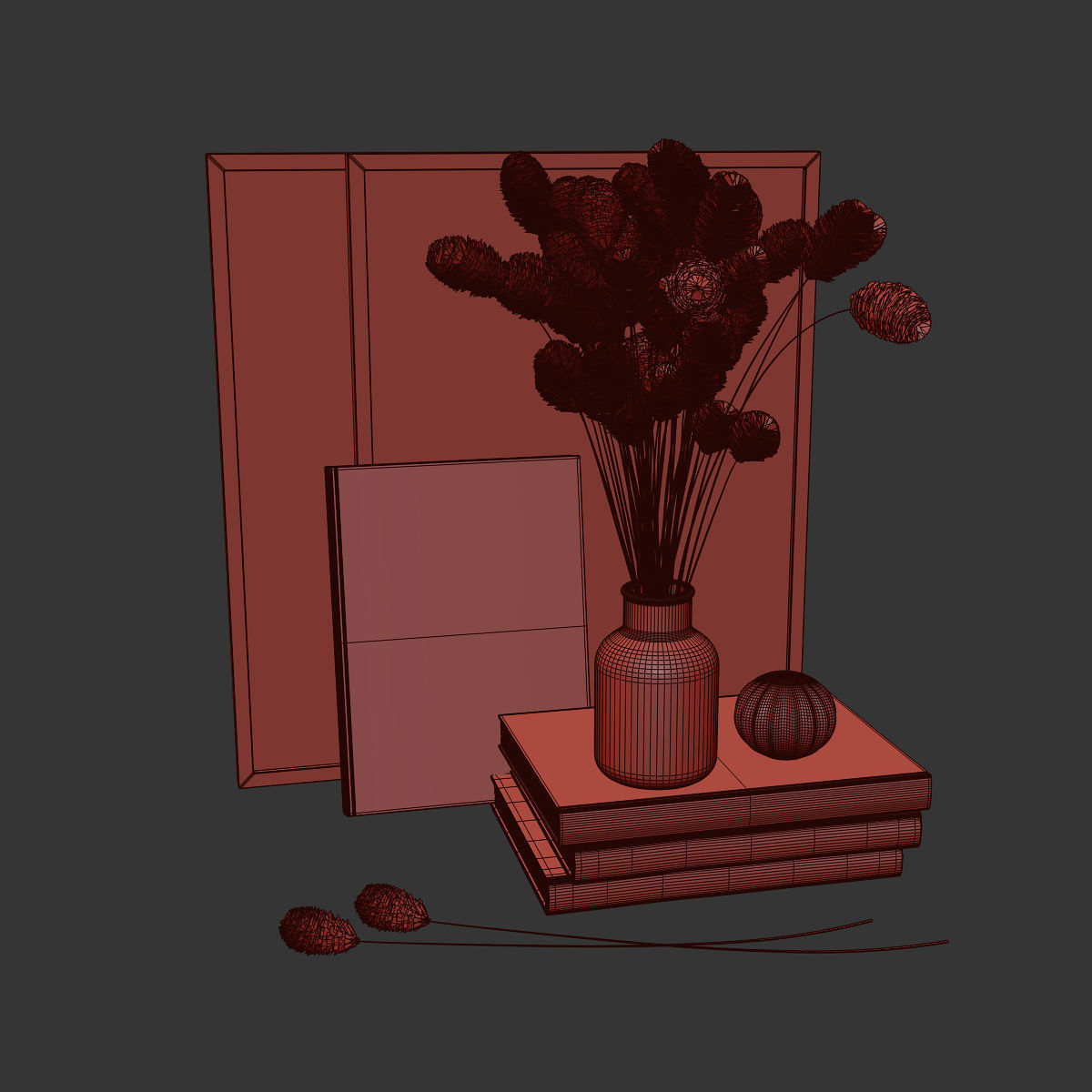 Decor set 26 3D model_6